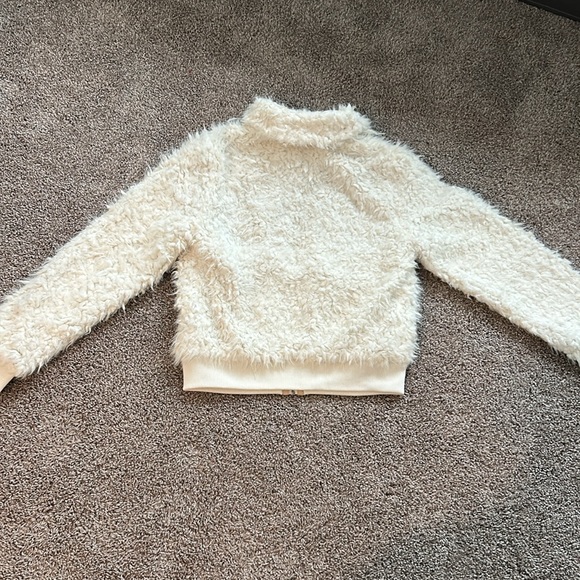 NWT Abercrombie & Fitch faux fur Jacket M - Picture 8 of 11